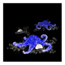 Blue Starfish posters by Paintedlynx Blue Starfish posters