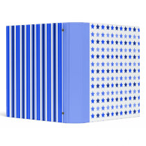 Blue Stars And Stripes 1" Binder
