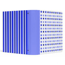 Blue Stars And Stripes 1" Binder