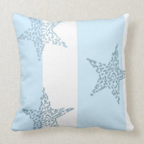 Blue Stars and Stripes Pillow