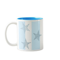 Blue Stars and Stripes mugs