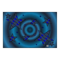 Blue Stars and Stripes posters by JimL Blue Stars and Stripes posters