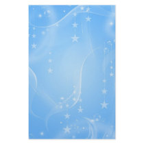 Blue Stars and Swirls Holiday Stationery