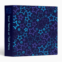 Blue Stars Binder