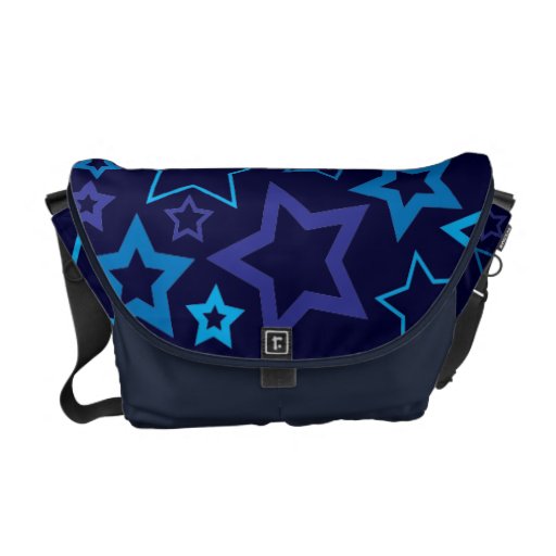 Blue Stars Courier Bag