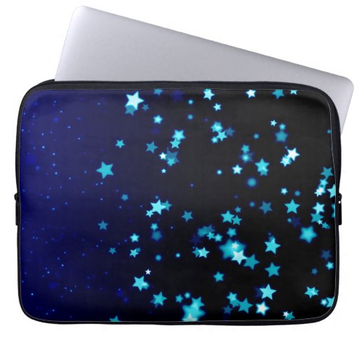 Blue Stars Dream Neoprene Laptop Sleeve 13 inch Zazzle