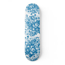 Blue Stars Graffiti Skateboard