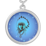 Blue Stars indian Chief Necklace