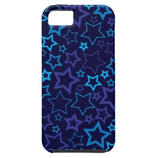 Blue Stars iPhone 5 Cover