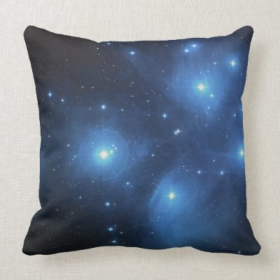 Blue stars pillow by MOONLIGHT1234