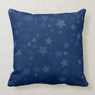 Blue Stars Pillow
