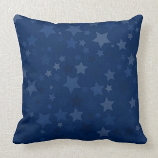 Blue Stars Pillow