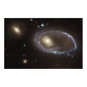 Blue Stars Ring Nucleus of Galaxy AM 0644-741 posters