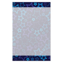 Blue Stars Customized Stationery