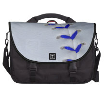 Blue Stitches Baseball / Softball Bags For Laptop
