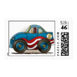 Blue Stock Car Stamps