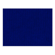 Blue Stockinette Post Card