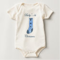Blue Stocking Baby's 1st Christmas t-shirts by kwoo85 Blue Stocking Baby's 1st Christmas t-shirts