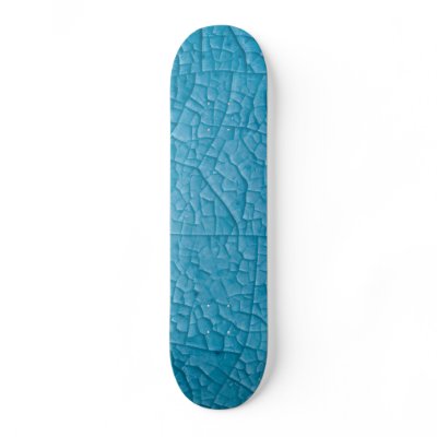 Blue stone cracks skate deck by dimkaspb