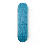 Blue stone cracks skate deck