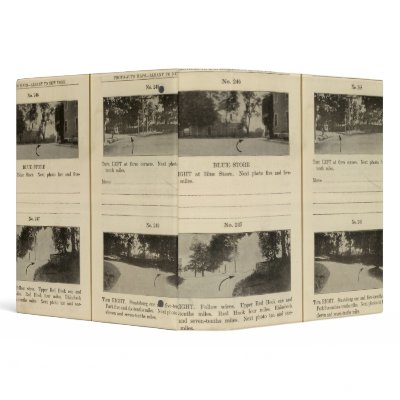 Blue Store Upper Red Hook Rhinebeck Vinyl Binder by davidrumsey