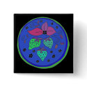 Blue Strawberries buttons