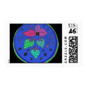 Blue Strawberries postage