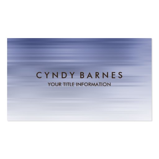 Blue  Stripe Business Card