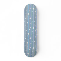 Blue striped skate skateboards by Klauts Blue striped skate skateboards