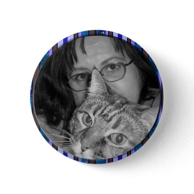 blue stripes frame buttons by DonnasPhotoFrames