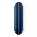 Blue Stripes Skateboard