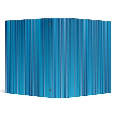 Blue Strips Binders by JAM_Design
