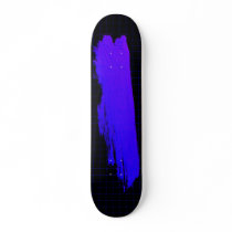 Blue Stroke with Grid skateboards