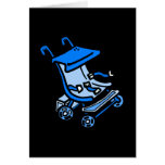 blue stroller card
