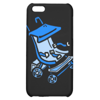 blue stroller iPhone 5C case