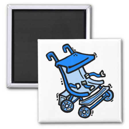 blue stroller magnets