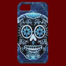 Blue Sugar Skull iPhone 5 Case casemate cases