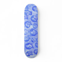 Blue SugarSkulls SkateBoard Deck by jetterockit Blue SugarSkulls SkateBoard Deck