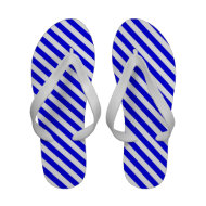 Blue Summer Flip Flops