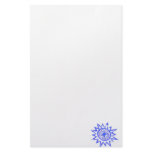 Blue Sun in Lights Grunge Cutout Stationery Design