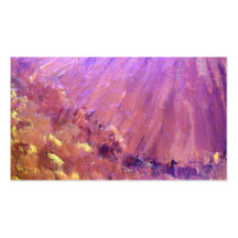Blue Sun Rays Business Card