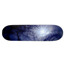 Blue Sun Tree Skateboard