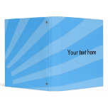 Blue sunburst binders