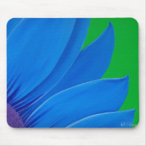 Blue Sunflower Mousepad