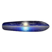 Blue Sunrise - Retro skateboards