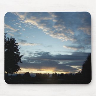 Blue Sunset Dreams mousepad