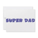 blue super dad icon custom announcements