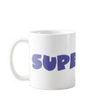 blue super dad icon mug