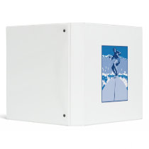 Blue Surf Logo Binders