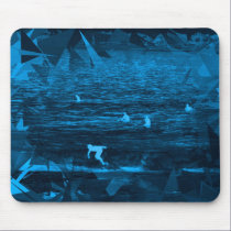 Blue Surf Mousepad mousepads